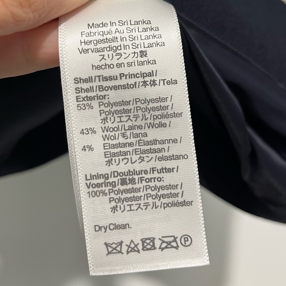 Madewell Womens The Alston Blazer Dark Navy Size 2 NS390 NEW $218 classic office - Picture 8 of 13